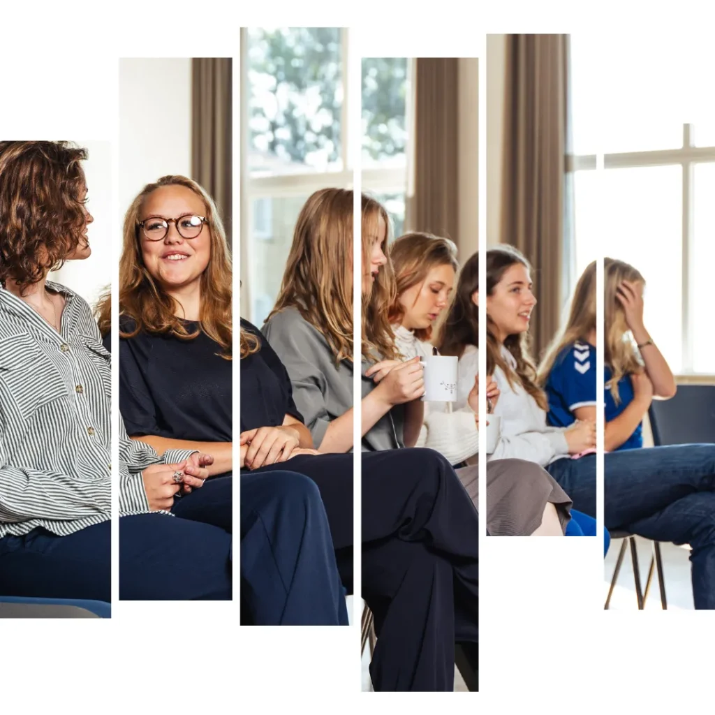 Elever til undervisning i 9. klasse på efterskole